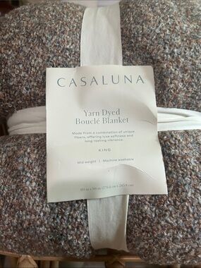 Casaluna King Bouclé Blanket Warm